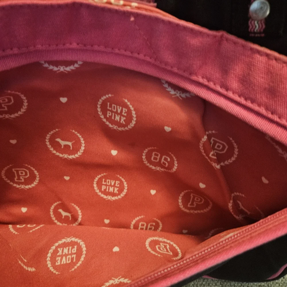 RARE Victoria Secret Pink y2K HEART Bling DOG Laptop Bag Case
